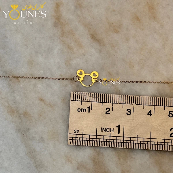 دستبند تمام طلا میکی موس